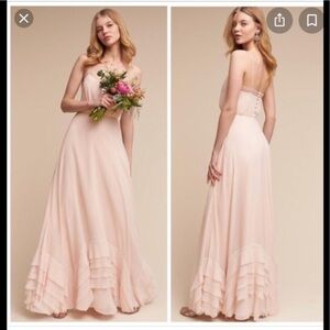 NWT BHLDN Watters Dove Gown sz 4 or 8 ice pink